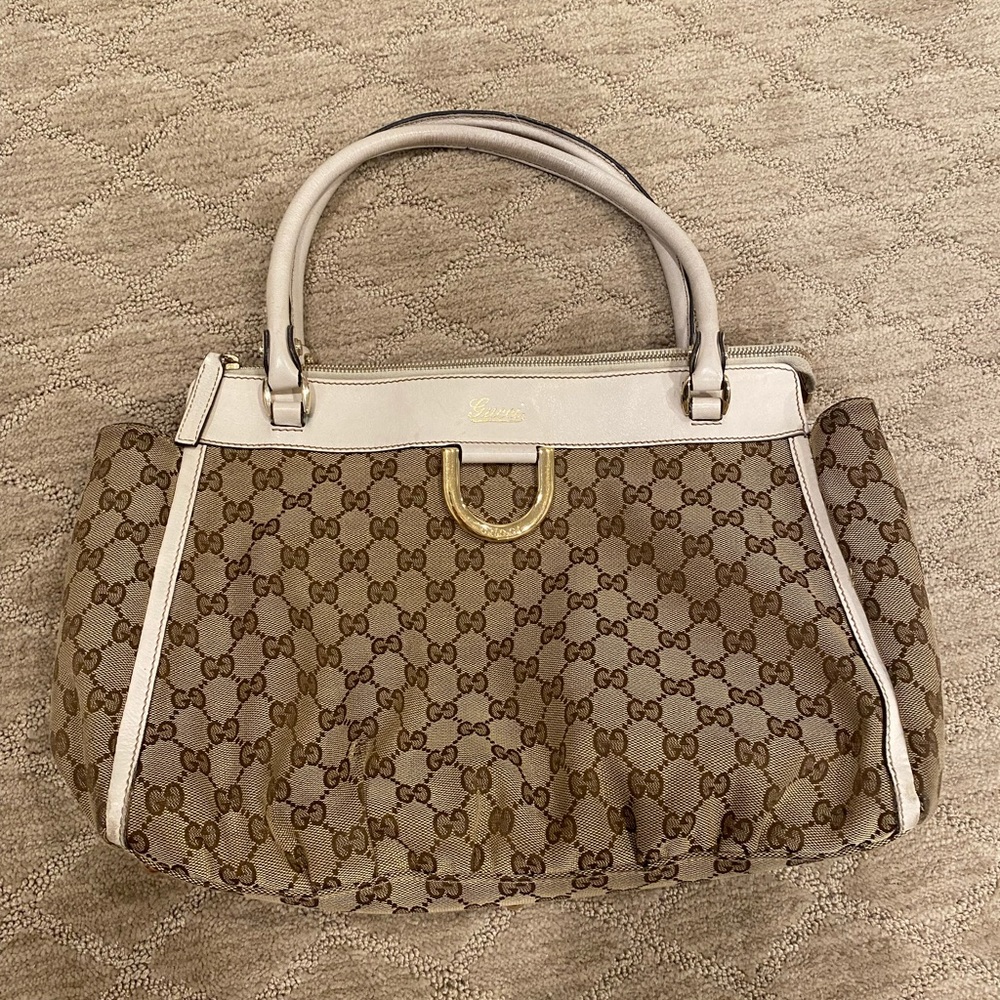 Gucci GG Canvas D-Ring Tote
